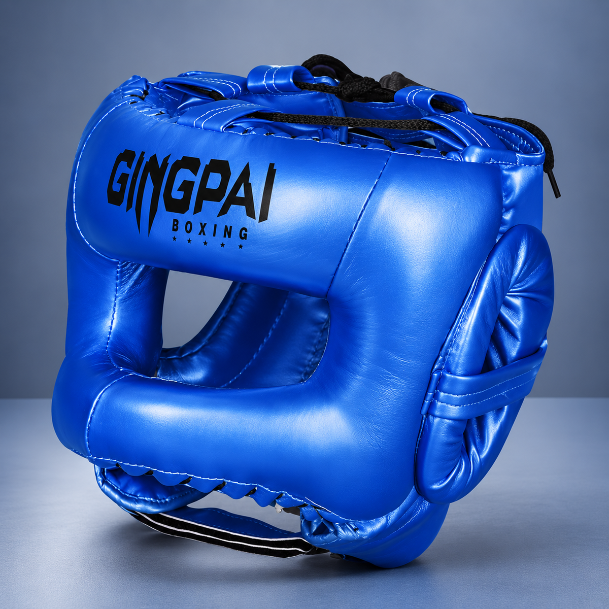 GINGPAI FULL-FACE BOXING HEAD GUARD