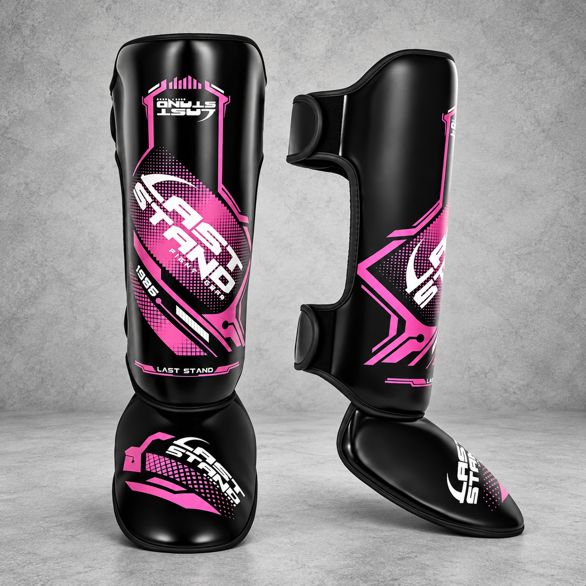 LAST STAND Shin Guard for Kickboxing, Muay Thai, MMA and Combat Sports