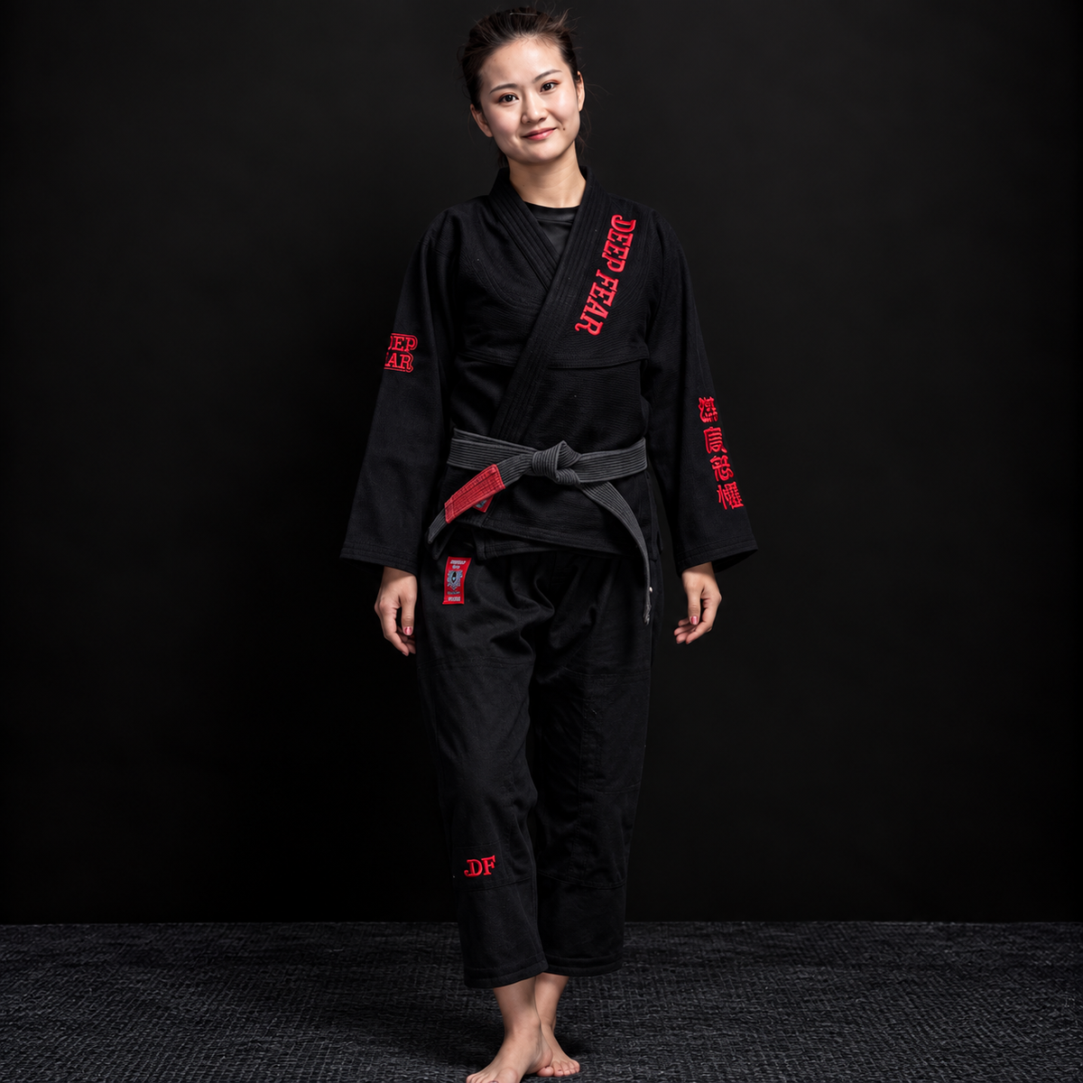 DEEP FEAR Brazilian Jiujitsu GI, BJJ Uniform for adults