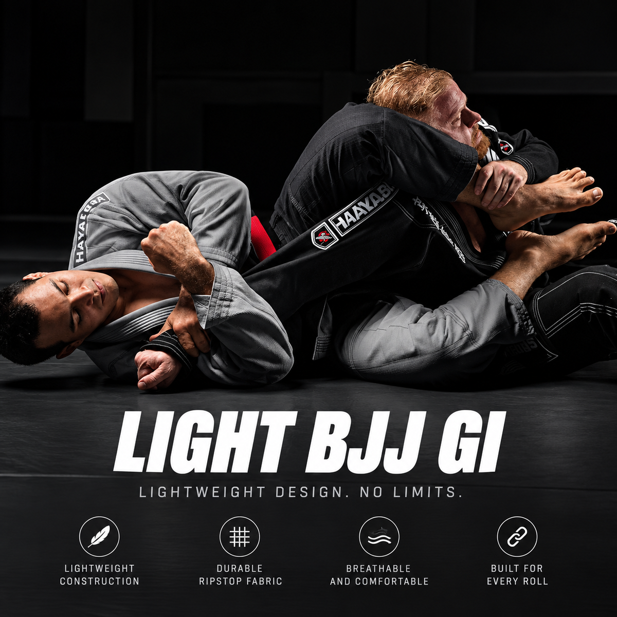 HAYABUSA Falcon Brazilian Jiujitsu GI, Lightweight BJJ suit.