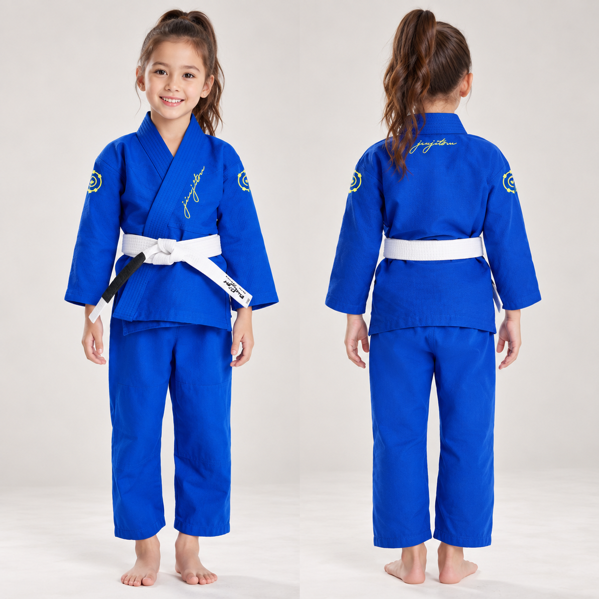 Fluory kids BJJ gi with belt