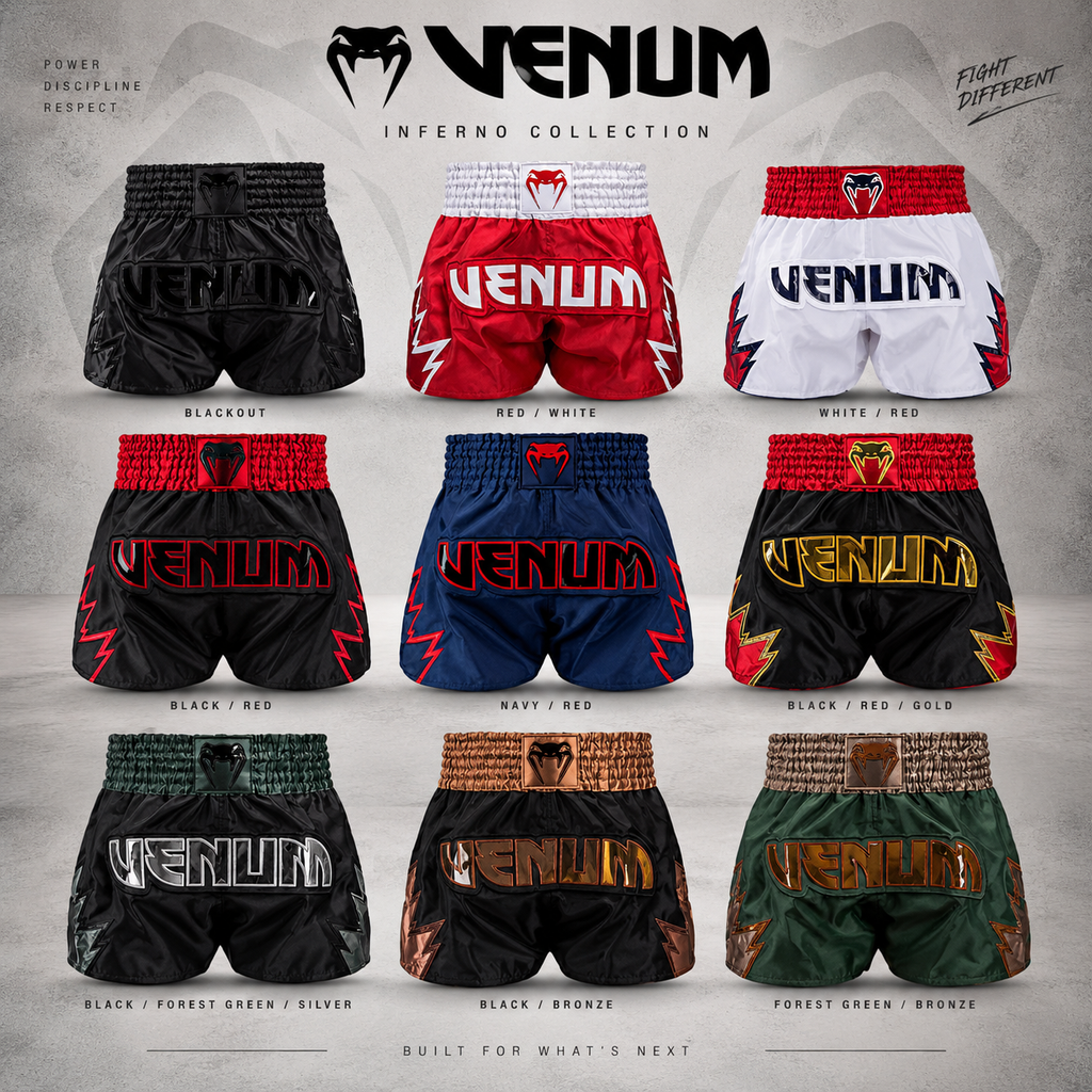 Venum Inferno Muay Thai Shorts for Thai Boxing