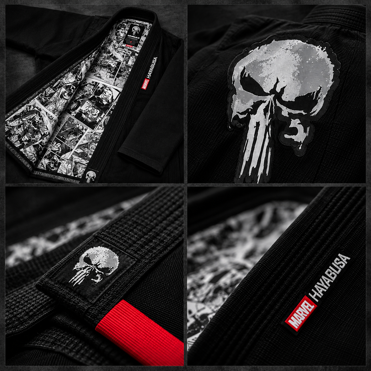 Limited Edition Hayabusa Marvel Hero Elite Series Punisher BJJ Gi