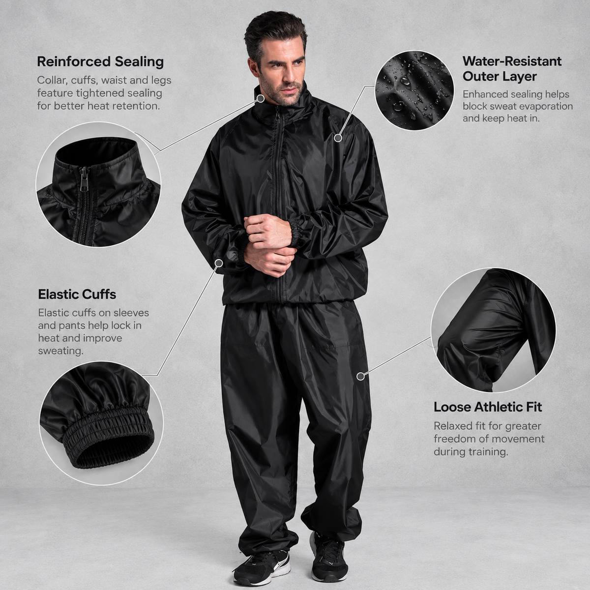 Weight cut suit, Sweat Suit for weight loss