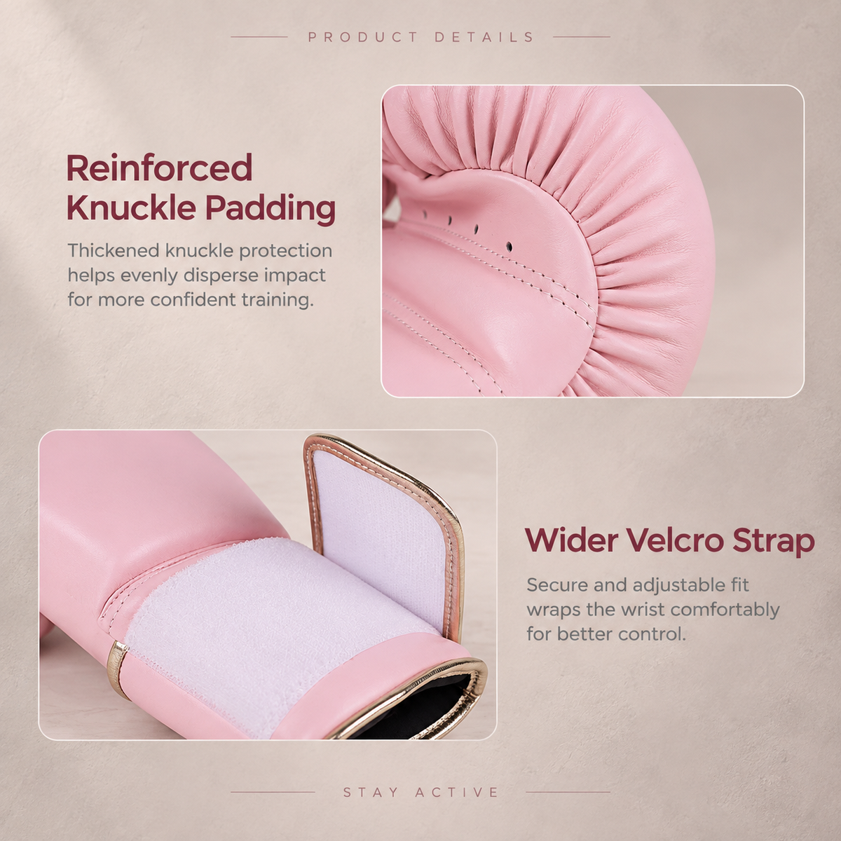 FLUORY Girls Gloves For Boxing, Kickboxing and Muay Thai