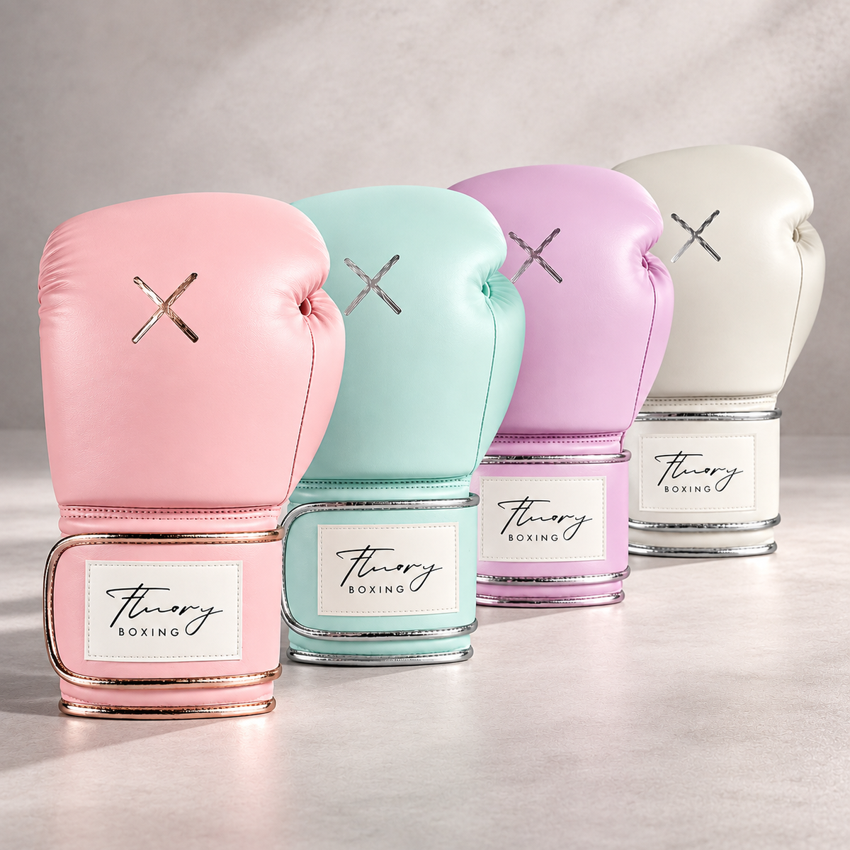 FLUORY Girls Gloves For Boxing, Kickboxing and Muay Thai