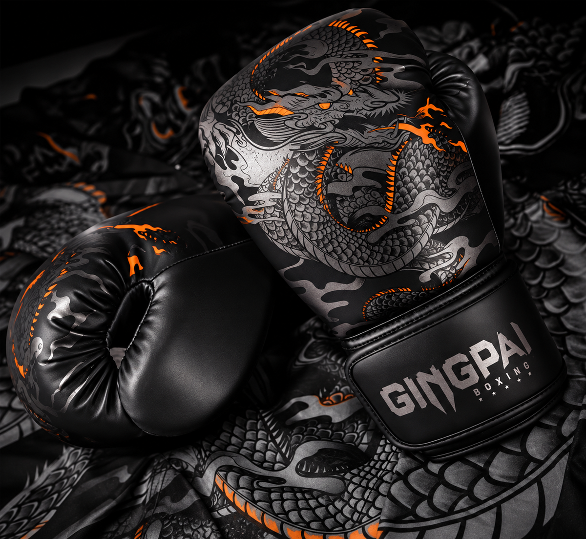 Gingpai Dragon's Breath Gloves for Boxing, Kickboxing and Muay Thai