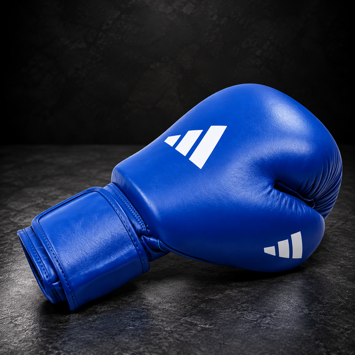 Adidas Velcro [ IBA APPROVED ] Professional Competition Boxing Glove - Model ADIIBAG1