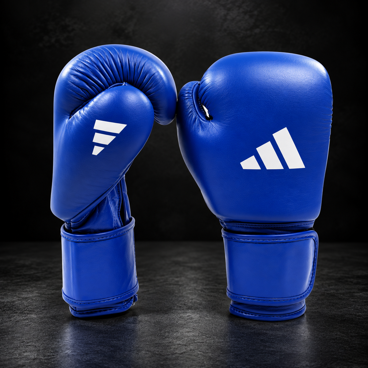 Adidas Velcro [ IBA APPROVED ] Professional Competition Boxing Glove - Model ADIIBAG1