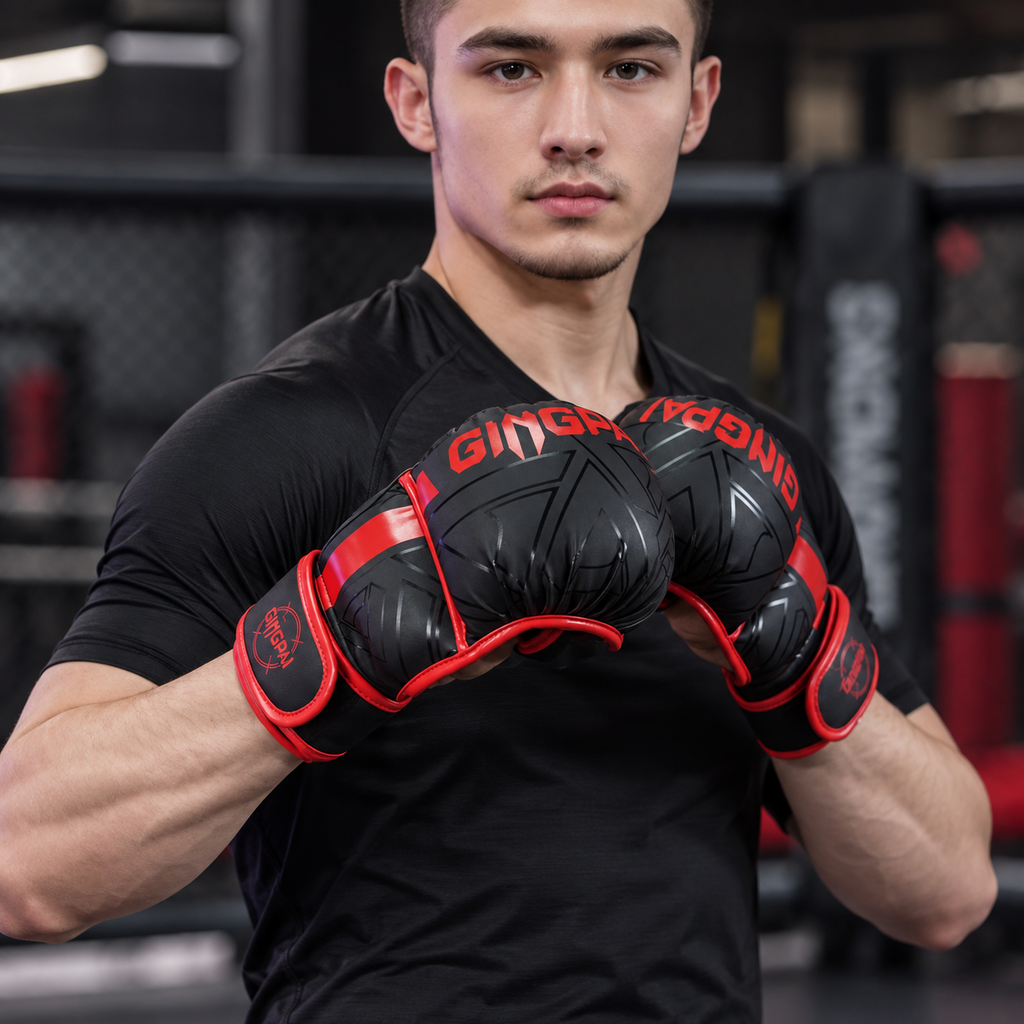 Gingpai Sparring Gloves for MMA, Mixed Martial Arts Training Gloves