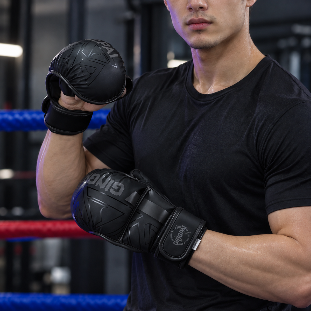 Gingpai Sparring Gloves for MMA, Mixed Martial Arts Training Gloves