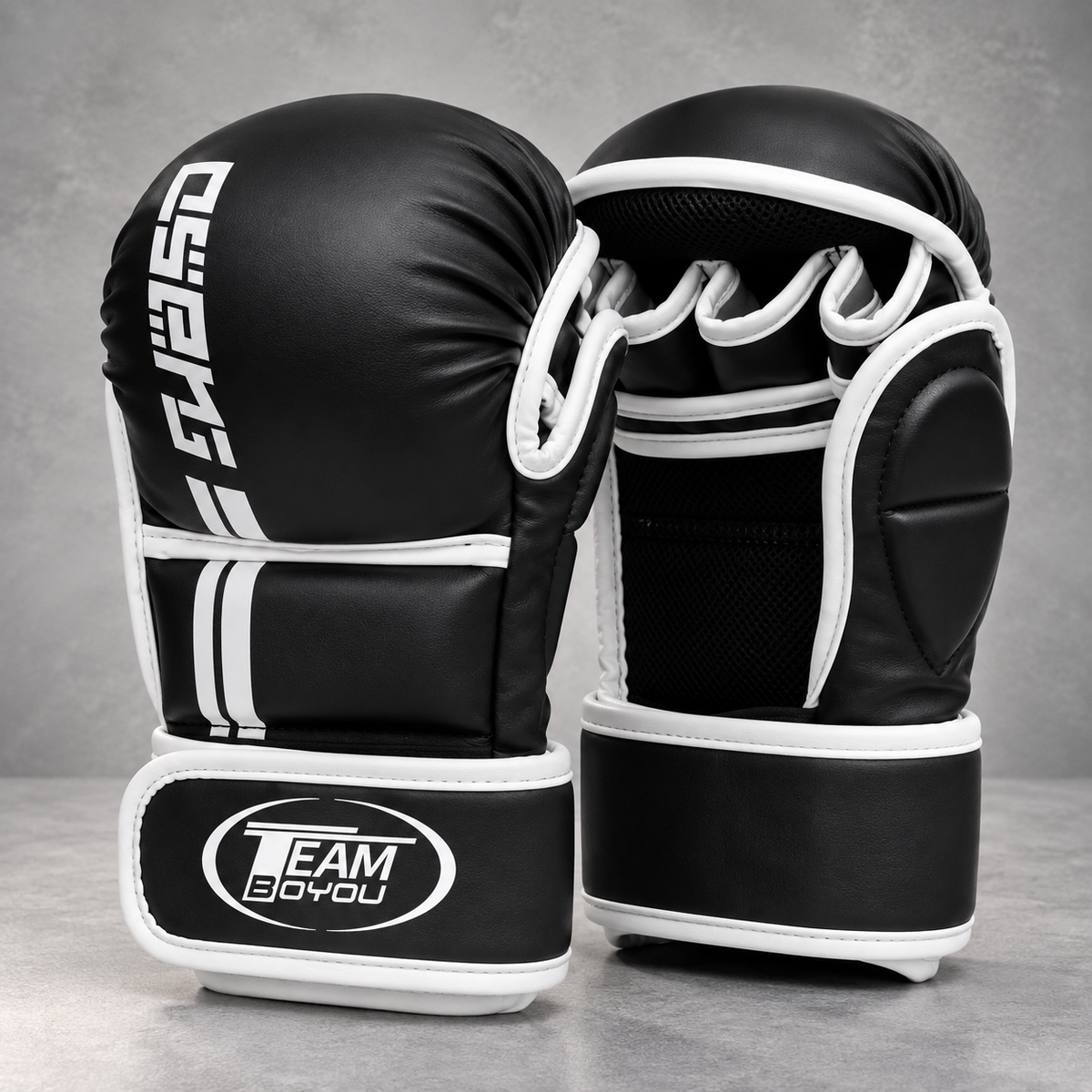 Quan Shen's Half Finger MMA Sparring Gloves