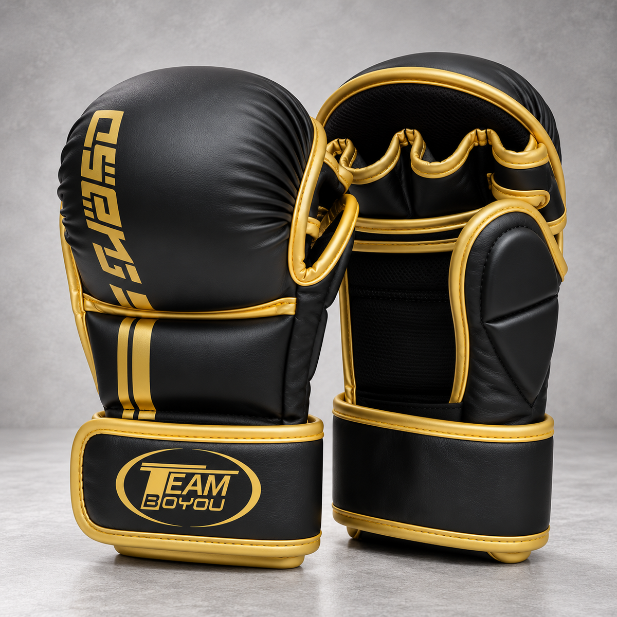 Quan Shen's Half Finger MMA Sparring Gloves