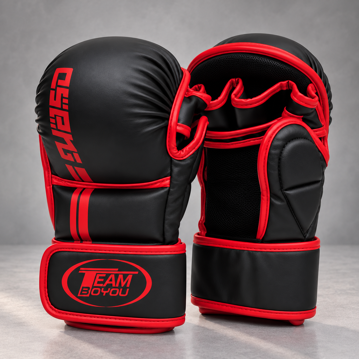Quan Shen's Half Finger MMA Sparring Gloves