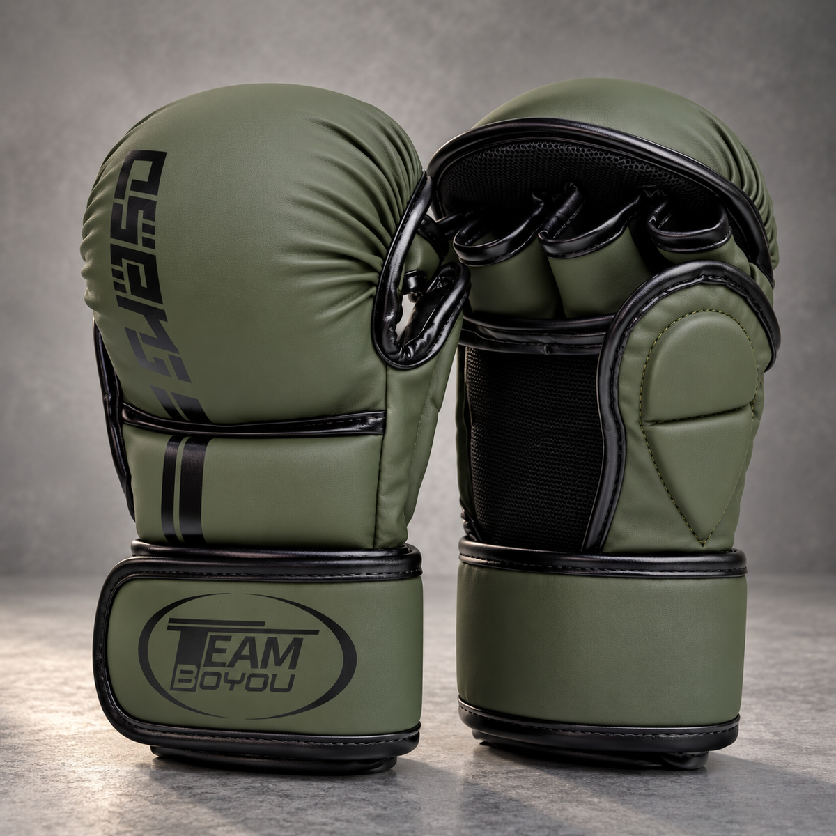 Quan Shen's Half Finger MMA Sparring Gloves