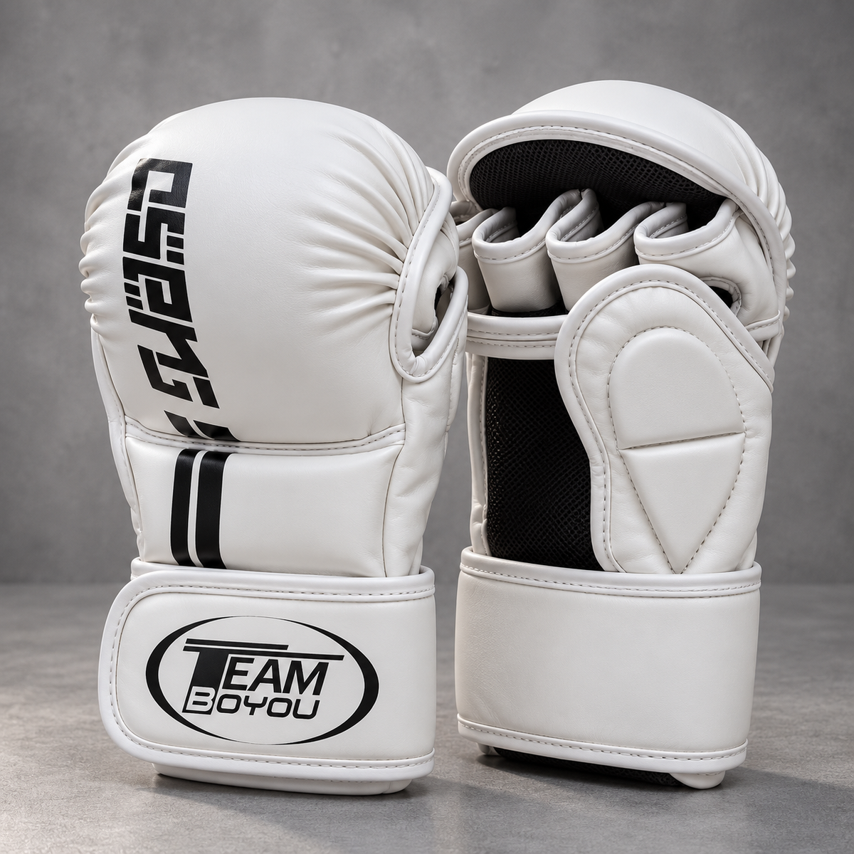 Quan Shen's Half Finger MMA Sparring Gloves