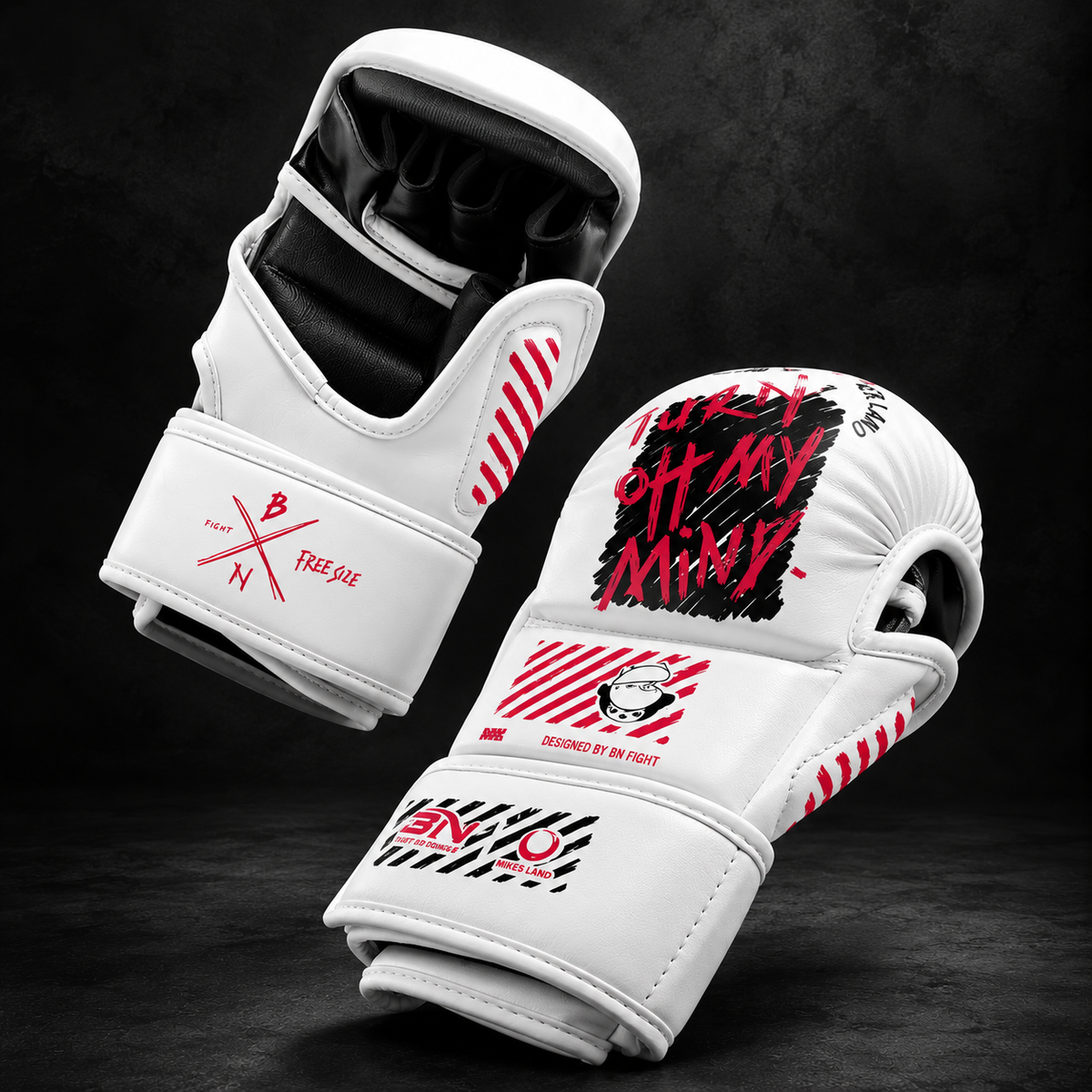 BN FIGHT MMA Sparring Gloves - For Heavy Bag Training