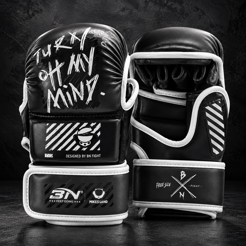 BN FIGHT MMA Sparring Gloves - For Heavy Bag Training