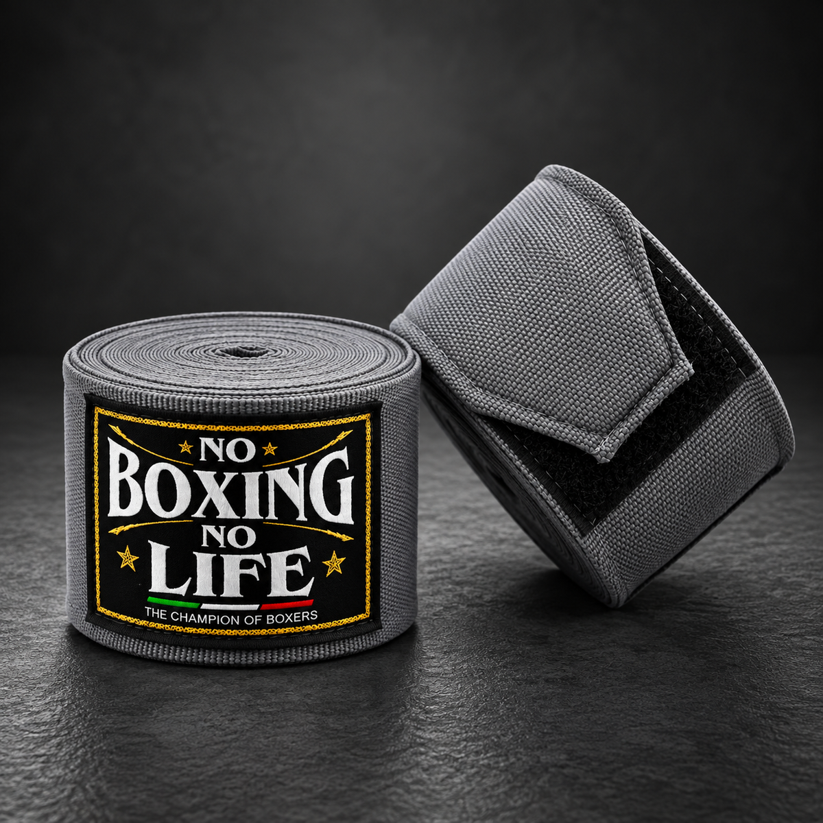 No Boxing No Life Solid Color Fighting Hand Wraps