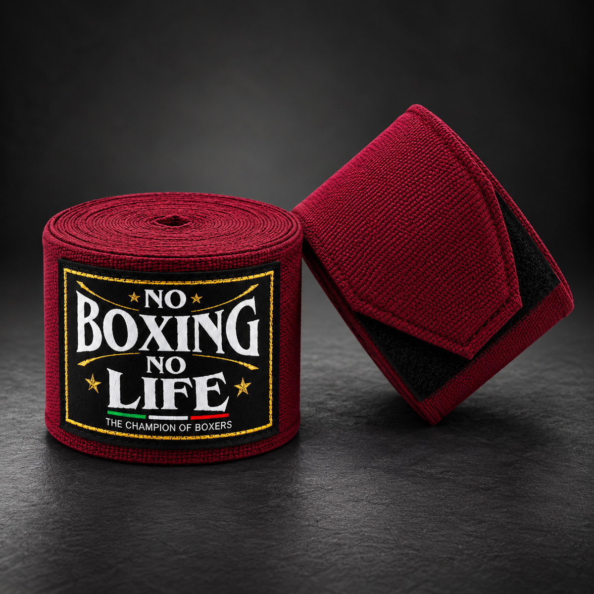 No Boxing No Life Solid Color Fighting Hand Wraps