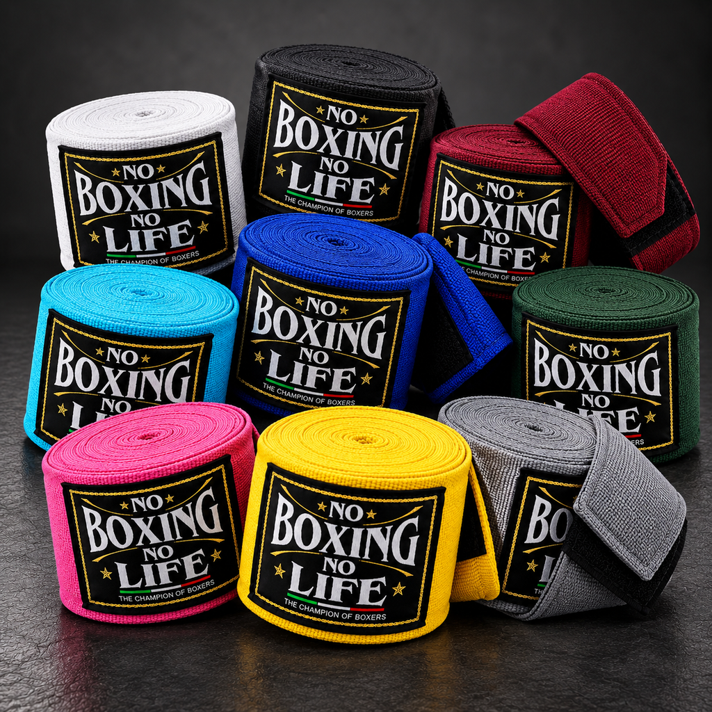 No Boxing No Life solid color hand wraps