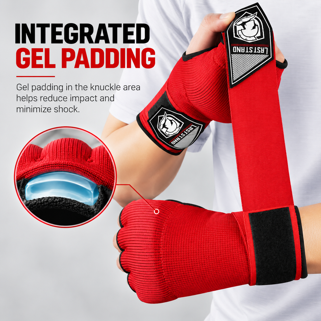 Last Stand Gel-Padded Ready-to-Wear Hand Wraps