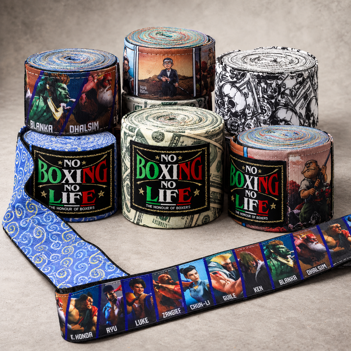 No Boxing No Life special design hand wraps
