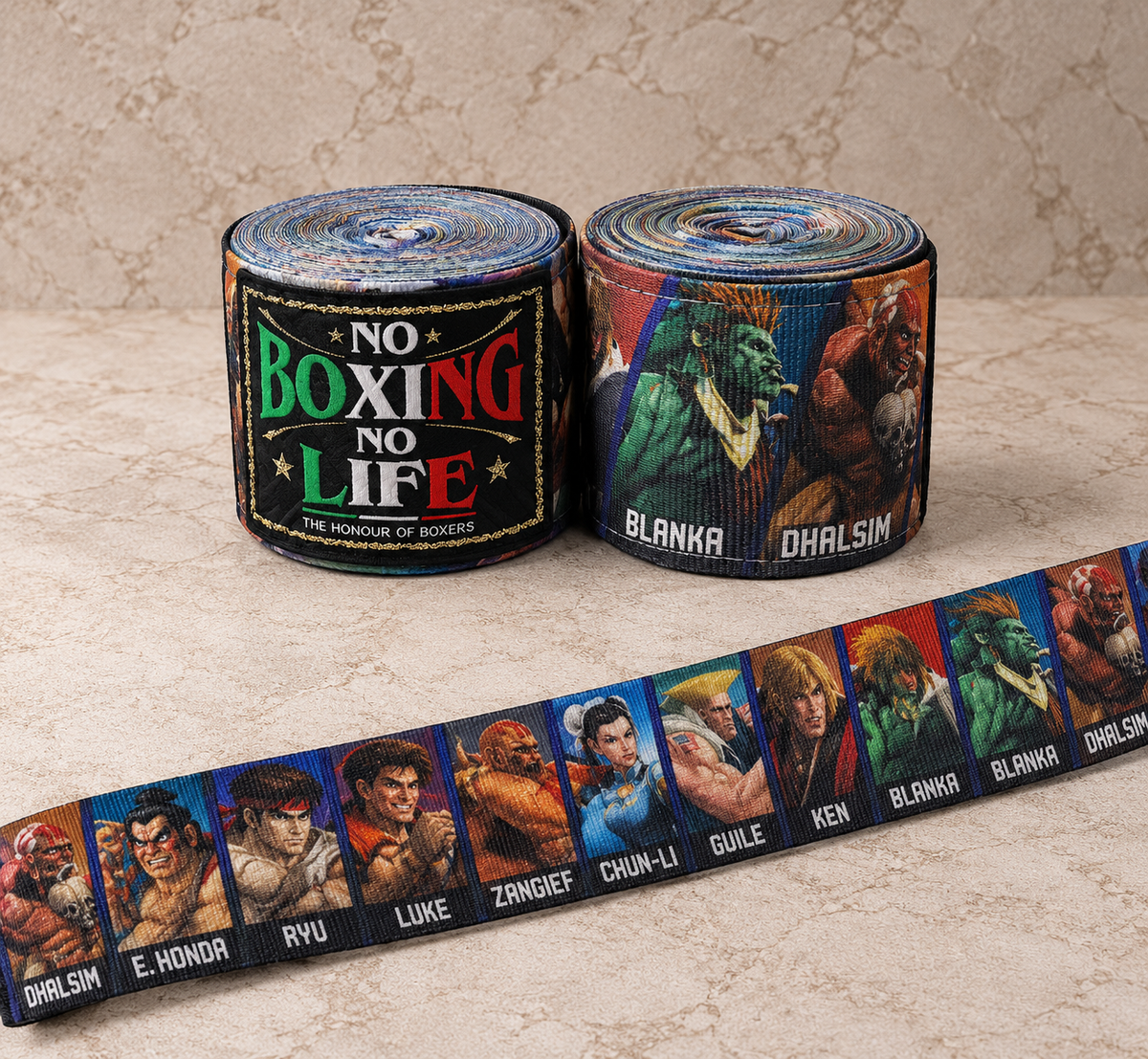 NO BOXING NO LIFE — Special Design Hand Wraps