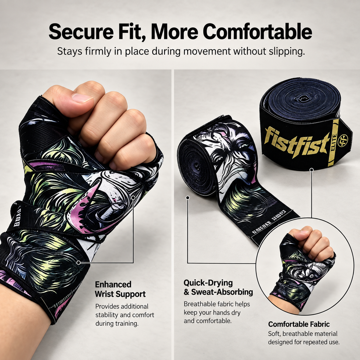 Fist Boxing Hand Wraps