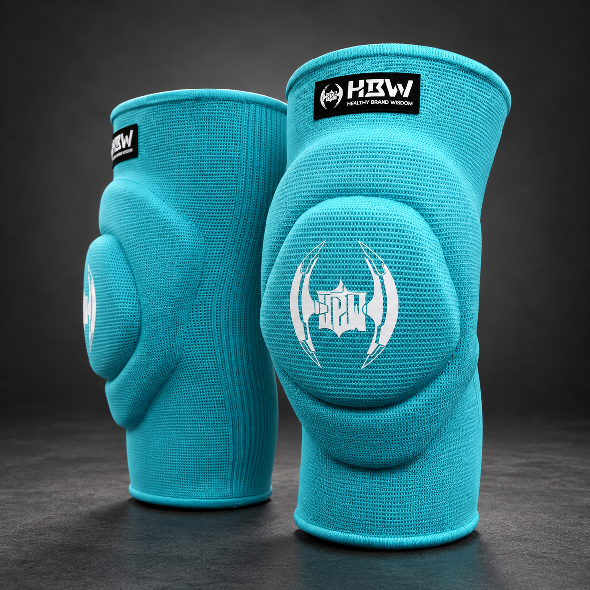 HBW Protective Knee Pads for Muay Thai, MMA, and Combat Sports