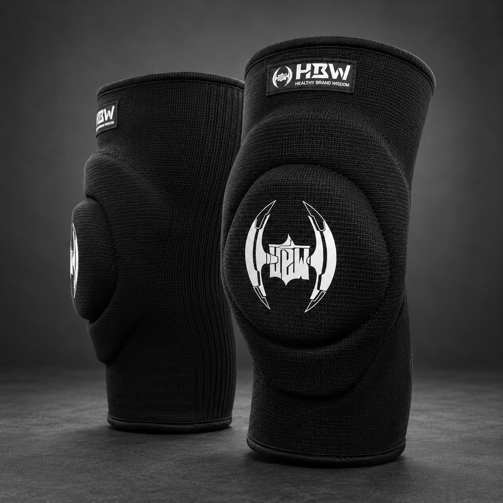 HBW Protective Knee Pads for Muay Thai, MMA, and Combat Sports