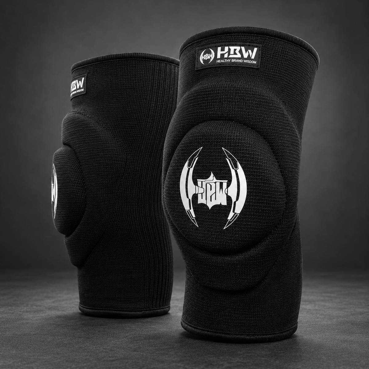 HBW Protective Knee Pads for Muay Thai, MMA, and Combat Sports