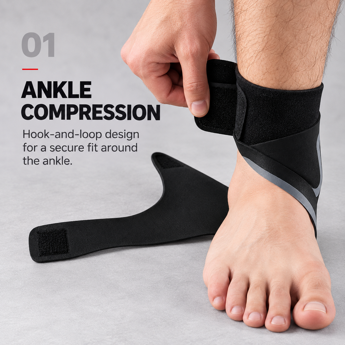 U-Shaped Compression Ankle Support