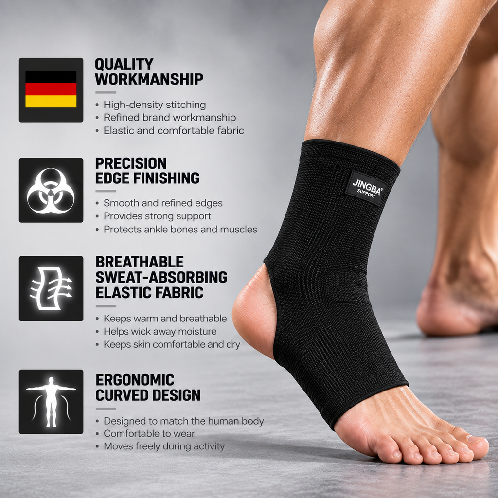 JINGBA Ankle Support for Combat Sports