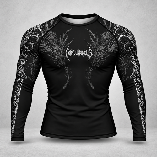 Black Warrior Cody Compression Set for MMA, BJJ, Kickboxing and Wrestling