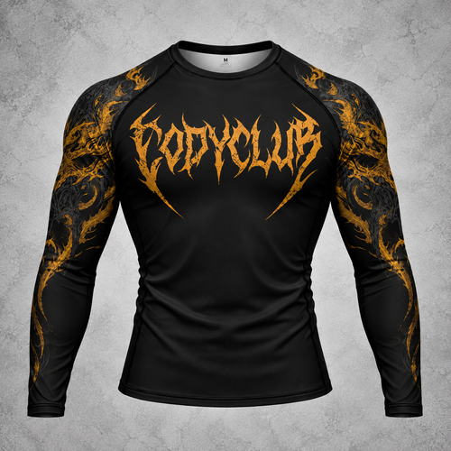 Black Mettal Cody Compression Set for MMA, BJJ, Kickboxing, and Wrestling