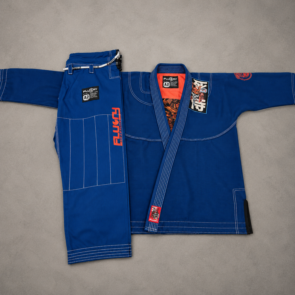 FLUORY BJJ GI, Brazilian Jiujitsu Suit for Adults