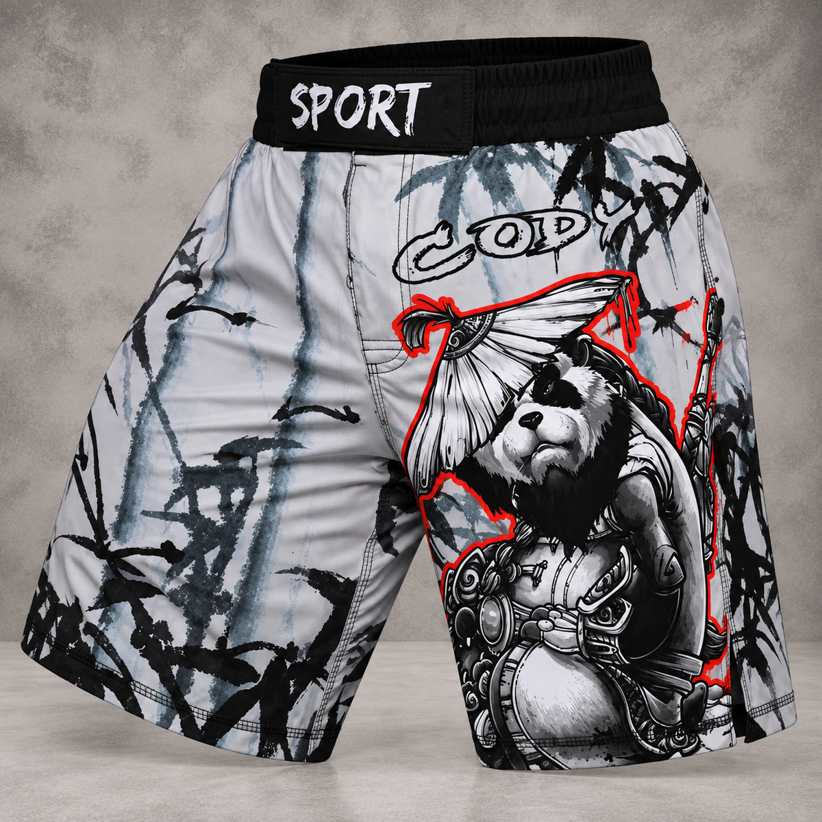 Cody Lundin Shorts for MMA, Kickboxing, and Martial Arts [Animal Art]