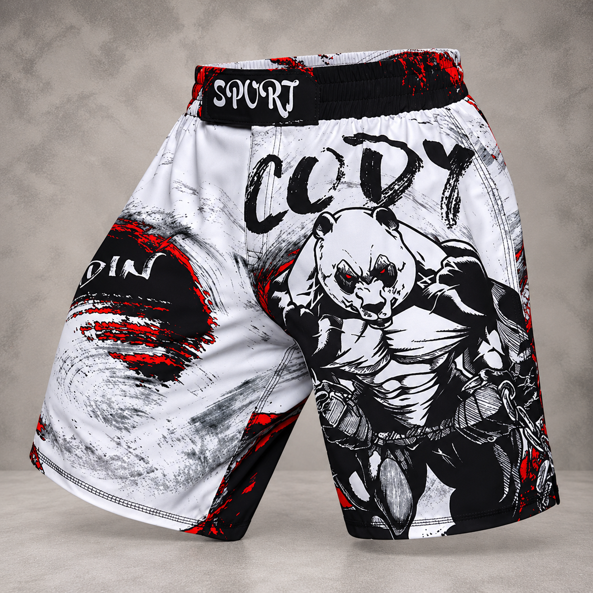Cody Lundin Shorts for MMA, Kickboxing, and Martial Arts [Animal Art]