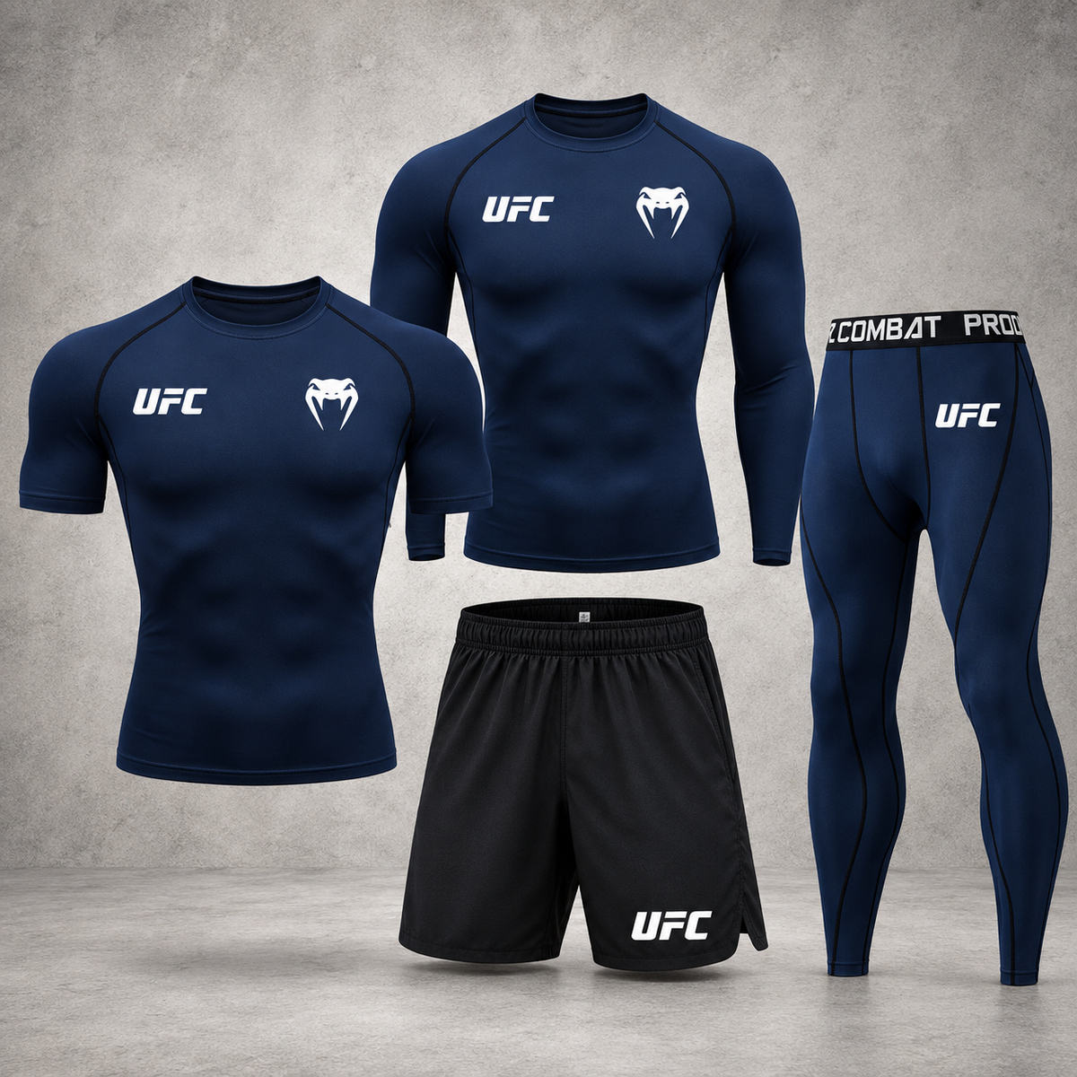 UFC Venum Solid Color MMA/BJJ/Kickboxing training sets