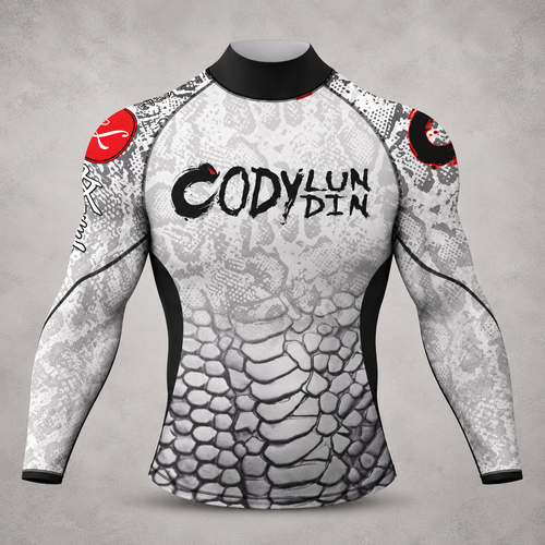 Alligator Scale Cody Set for MMA, Boxing, BJJ, UFC, and Wrestling compression.